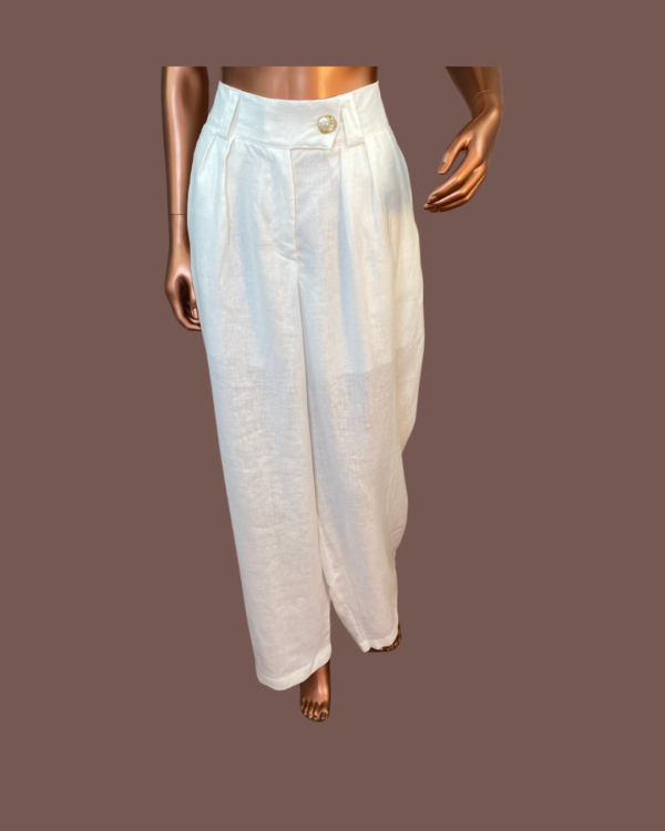 CALÇA LINHO OFF WHITE