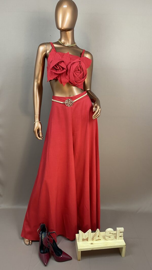 CONJ TOP FLOR + PANTALONA - Image 2