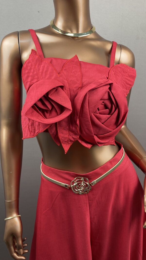 CONJ TOP FLOR + PANTALONA - Image 4